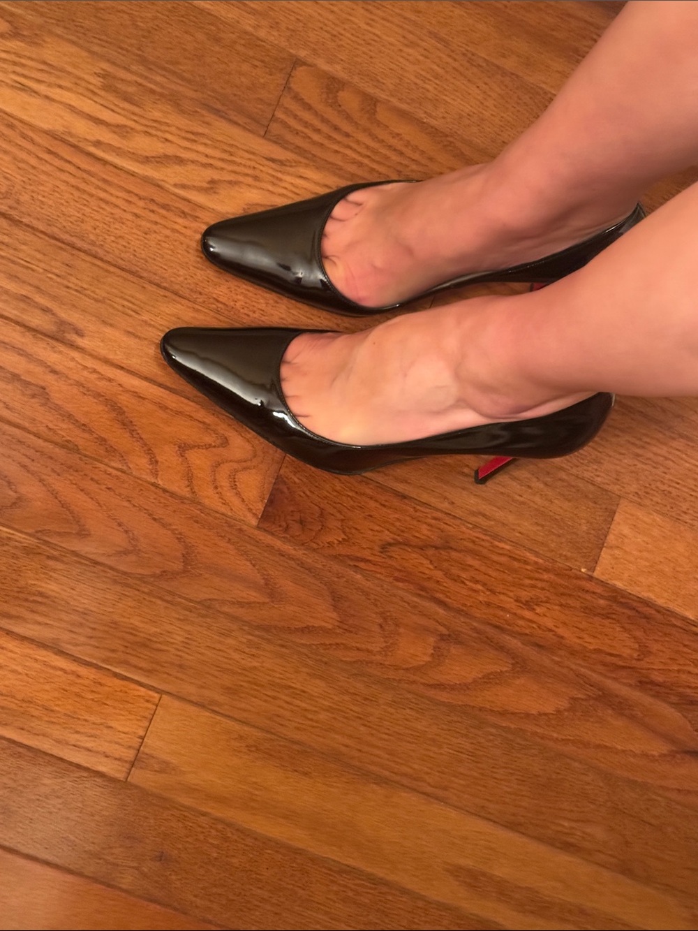Christian Louboutin Black Patent Pumps - Picture 8 of 8
